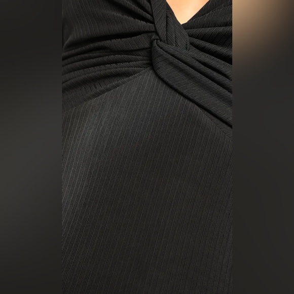 NWT Lulu’s Crushing on Cute Black Flutter Sleeves Mini Dress in Small - Picture 5 of 8